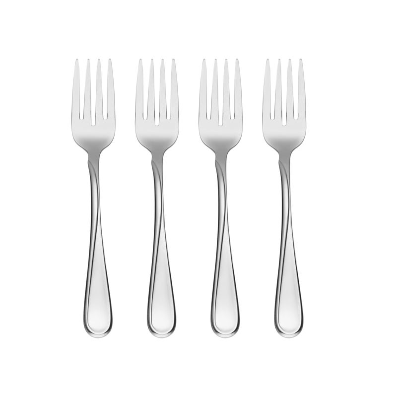 Oneida Flight Everyday Flatware Salad Forks, Set of 4 - Image 1